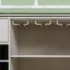 Dastoori Stainless Steel Outdoor Bar Serving Unit in Green Colour