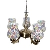 Devansh Gold Antique Wall Mounted Lamp With Beige Jute Shade