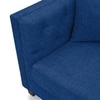 Windsor Premium 1 Seater Fabric Sofa in Cobalt Colour