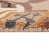Presto Beige Floral Hand Tufted Wool Carpet 5X7 Feet