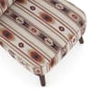 Grace Accent Chair in Sunset Ikat Stripes Colour