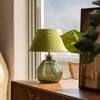 Vera Handicrafted Table Lamp in Green and Printed Colour