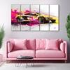 The Castle Decor Car Wall Painting Wooden Framed 27x48 Inch