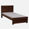 Sagar Solid Wood Single  Size Bed Without Storage (Provincial Teak Finish)