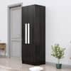 Hexa Red Wooden 2 Door Wardrobe with 4 Shelves in Flower Wenge Colour