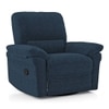 Bernice One Seater Recliner in Capri Blue Colour