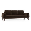 Granada Premium 3 Seater Fabric Sofa in Dark Earth Colour