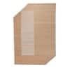 Jaipur Rugs Geometric Jute 6x9 Feet Peach And Mocha Dhurrie Carpet For Living Room And Home