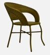 Ballarat  Wicker Table And Chair Set In Beige Dual Tone Finish