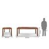 Arabia XXL 8 Seater Dining Table In Teak Finish