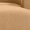 Zenliving Wood Left Aligned 3-Seater With Upholstery Non Storage Sofa In Brown Colour