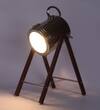 Belfast Study Lamp in Nickle Nickle Shade