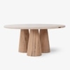 Hump Solid Wood Coffee Table in Brown Colour