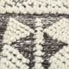 Jaipur Rugs Traditional Wool 5x8 Feet White And Charcoal Hand Knotted Rug Carpet