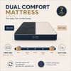 Dual Comfort Hybrid Hard & Soft Mattress (78 x 60 in, 6 Inches)