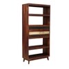 Solid Wood  Bookshelf in Dual Tone Finish