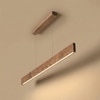 Slimline 48 Brown Solid Wood Single Hanging Light