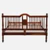 Nilaya Sheesham Wood Queen Size Non Storage Bed in Honey Oak Finish
