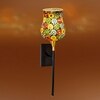 Devansh Metal Electric Wall Light in Black Colour with Multi Shade Count of 1 Light
