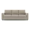 Apollo Compact 3 Seater Fabric Sofa in Oyster Beige Colour