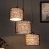 Porter Brown Natural Fiber Cluster Hanging Light