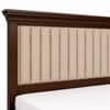 Leher Solid Wood Comfort King Bed Hydraulic Storage Provincial Teak Finish Mattress 72 x 78 Inches