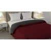 Falguni
Maroon-Grey Solid 250 Gsm Microfiber Single Bed Comforter