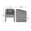 Shuntina Accent Velvet Chair in Grey Colour
