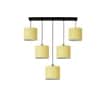 Devansh Solid Wood Electric Wall Light in Brown Colour with Multi Shade Count of 1 Light