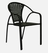 Esperance  Wicker Table And Chair Set In  Black Finish