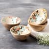 Elysian Flamingo Mango Wood Bowl Set Of 4