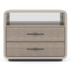 Valeria Bedside Table in Dual Tone Finish