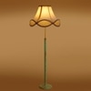 Devansh Wood & Metal Floor Lamp