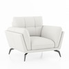 Vetra 1 Seater Leather Sofa In White
