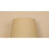 Blender Brown Wooden Table Lamp with White Fabric Lampshade