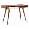 Roswell Solid Wood Study Table in Amber Walnut Finish