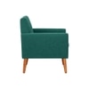 Thomas Boucle Fabric Arm Chair in Green Colour