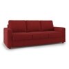 Apollo Compact Sofa Set (Colour : Salsa Red, Cushion : Hard, Back Type : Regular, Seater : 3+2+1)
