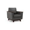 Corby Essential 1 Seater Fabric Sofa in Steel Colour