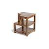 Aural Bedside Table - Teak Finish