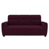 Alvaro Velvet 3 Seater Sofa Red wine Color