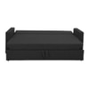 Akron 3 Seater Pull Out Sofa cum Bed  in Black Colour