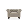 Winchester Essential 1 Seater Fabric Sofa In Oyster Beige Colour