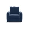 Apollo High Back 1 Seater Fabric Sofa in Lapis Blue Colour