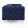 Cherish Fabric Sofa - Navy Blue