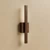 Lineo Brown Solid Wood Wall Lights