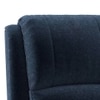 Lebowski Fabric Two Seater Manual Recliner in Cobalt Fabric Colour