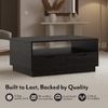 Zephyr Storage Coffee Table in American Walnut Finish
