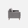 Reiti Velvet 2 Seater Sofa in Grey Colour