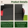 Carry Bird Wicker  Outdoor Set in Black Colour (2 Seater Sofa, 2 Chairs & 1 Table)